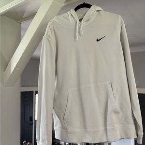 Nike White Sweatshirt Hoodie Classic Design